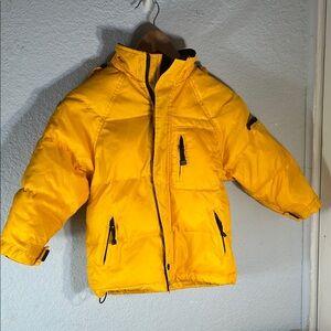 GAP Bright Yellow Kids Puffer Jacket